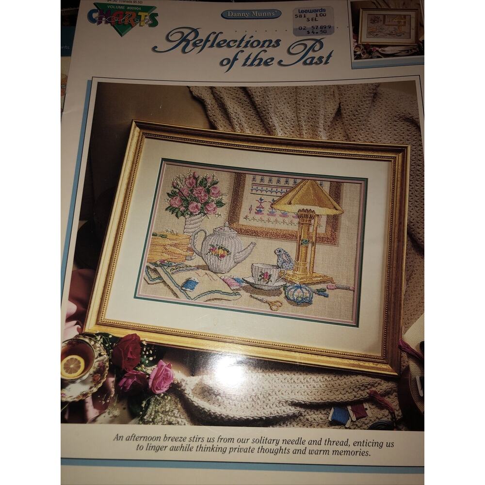 Reflections of the‎ Past Color Charts Cross Stitch Pattern Leaflet color charts